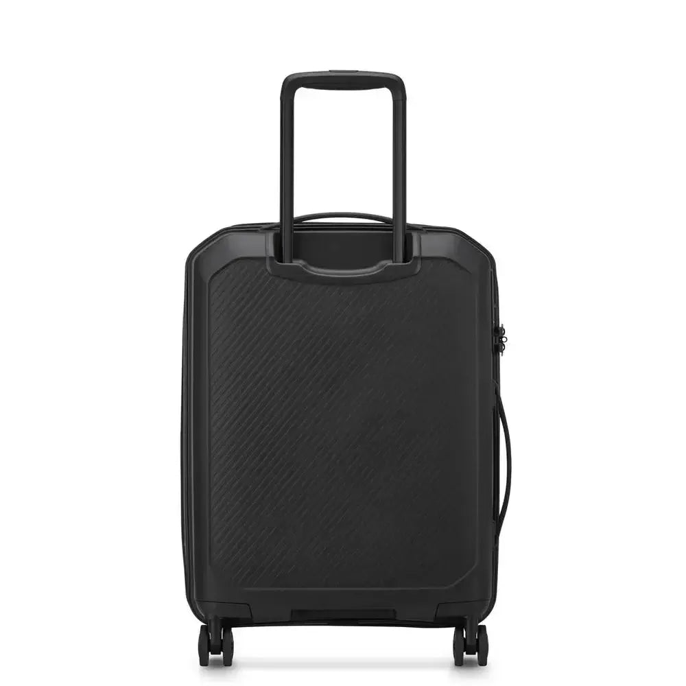 Delsey Anvers utvidbar kabinkoffert 55 cm Black-Harde kofferter-BagBrokers