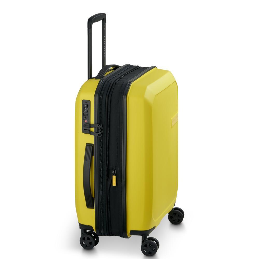 Delsey Anvers utvidbar kabinkoffert 55 cm Bright yellow-Harde kofferter-BagBrokers