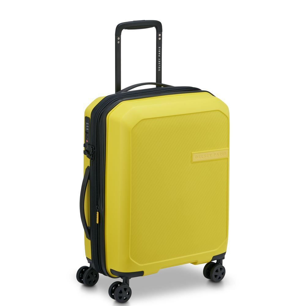 Delsey Anvers utvidbar kabinkoffert 55 cm Bright yellow-Harde kofferter-BagBrokers