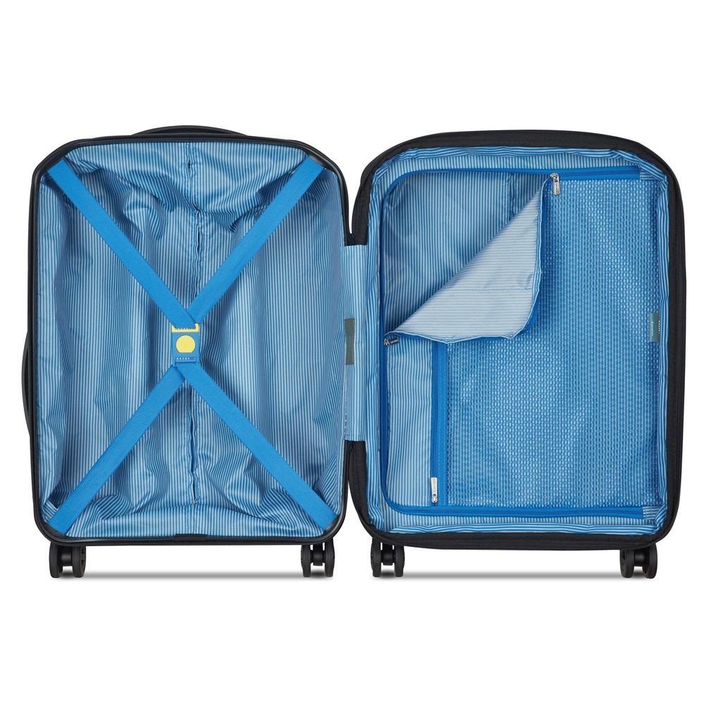 Delsey Anvers utvidbar kabinkoffert 55 cm Navy-Harde kofferter-BagBrokers