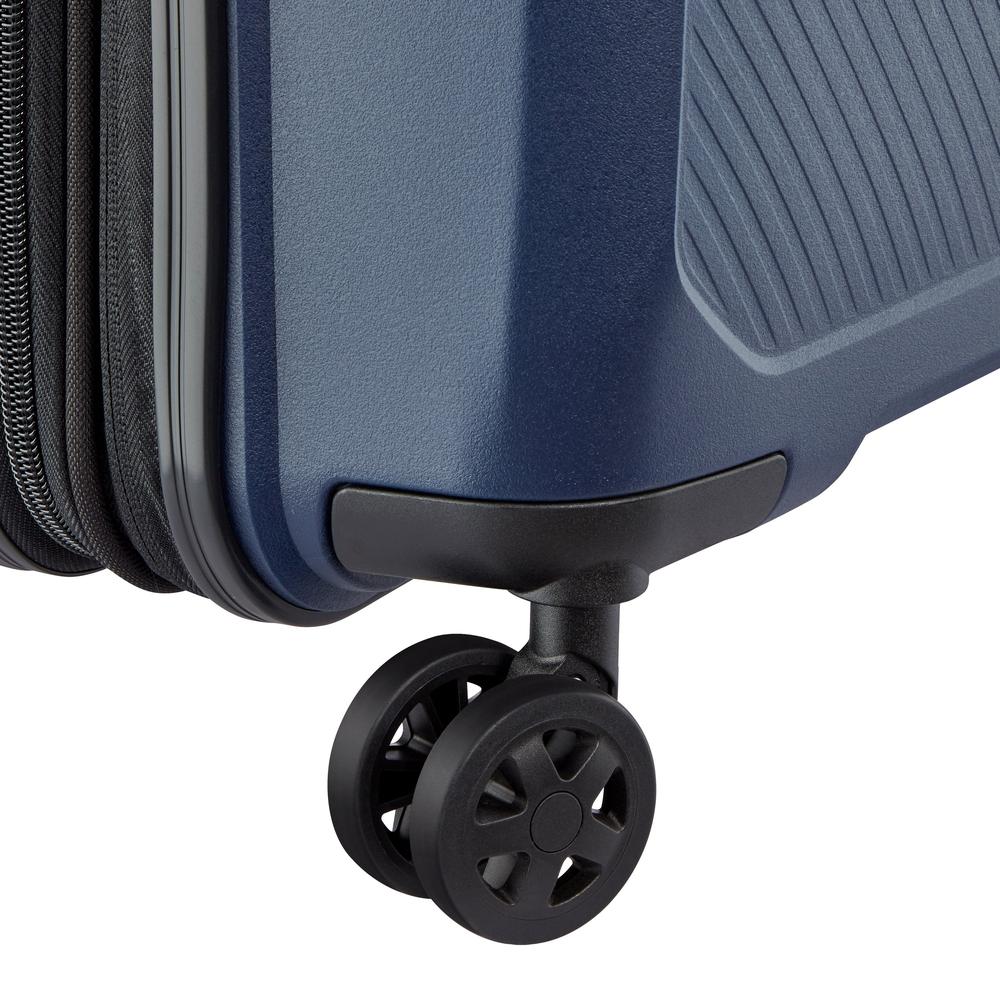 Delsey Anvers utvidbar kabinkoffert 55 cm Navy-Harde kofferter-BagBrokers
