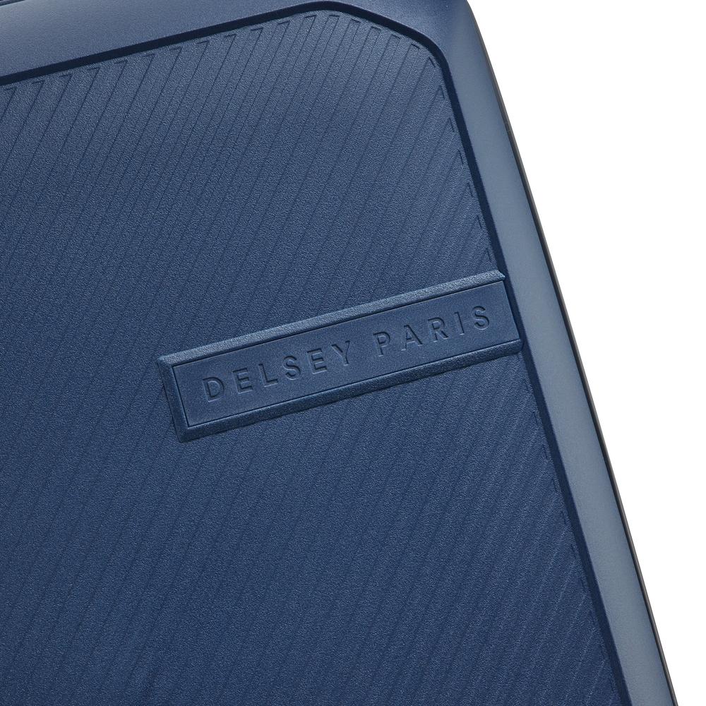 Delsey Anvers utvidbar kabinkoffert 55 cm Navy-Harde kofferter-BagBrokers