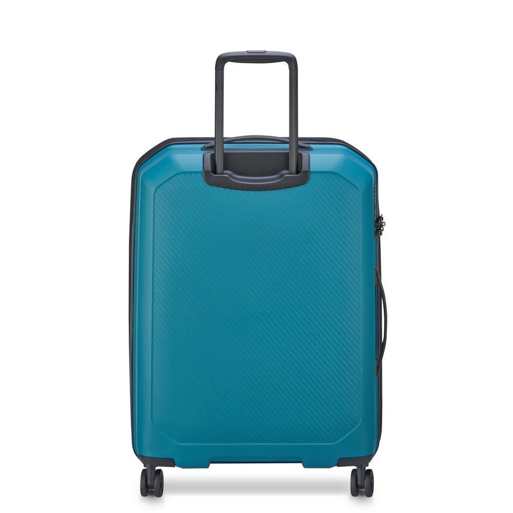Delsey Anvers utvidbar kabinkoffert 55 cm Teal Blue-Harde kofferter-BagBrokers