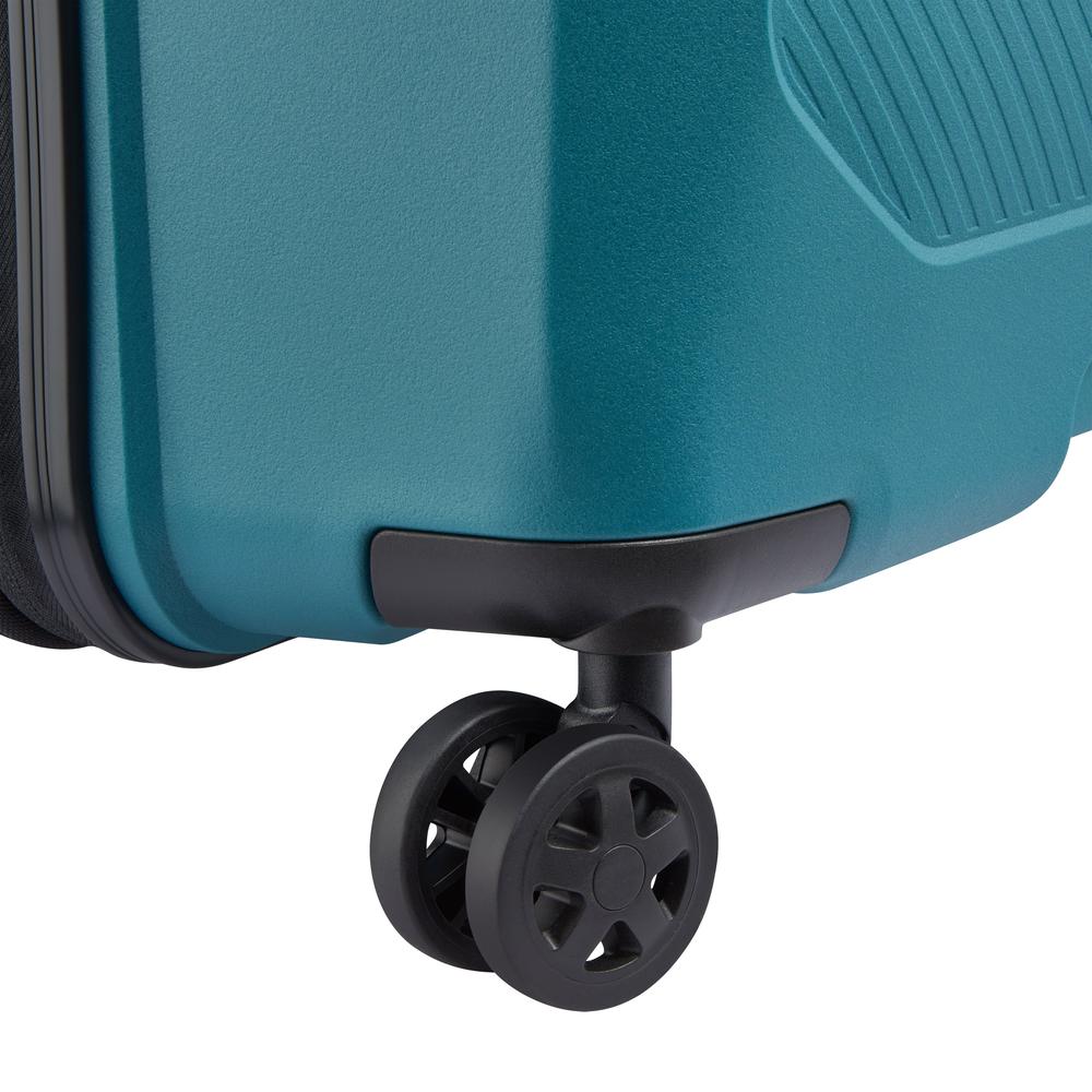 Delsey Anvers utvidbar medium koffert 66 cm Teal Blue-Harde kofferter-BagBrokers