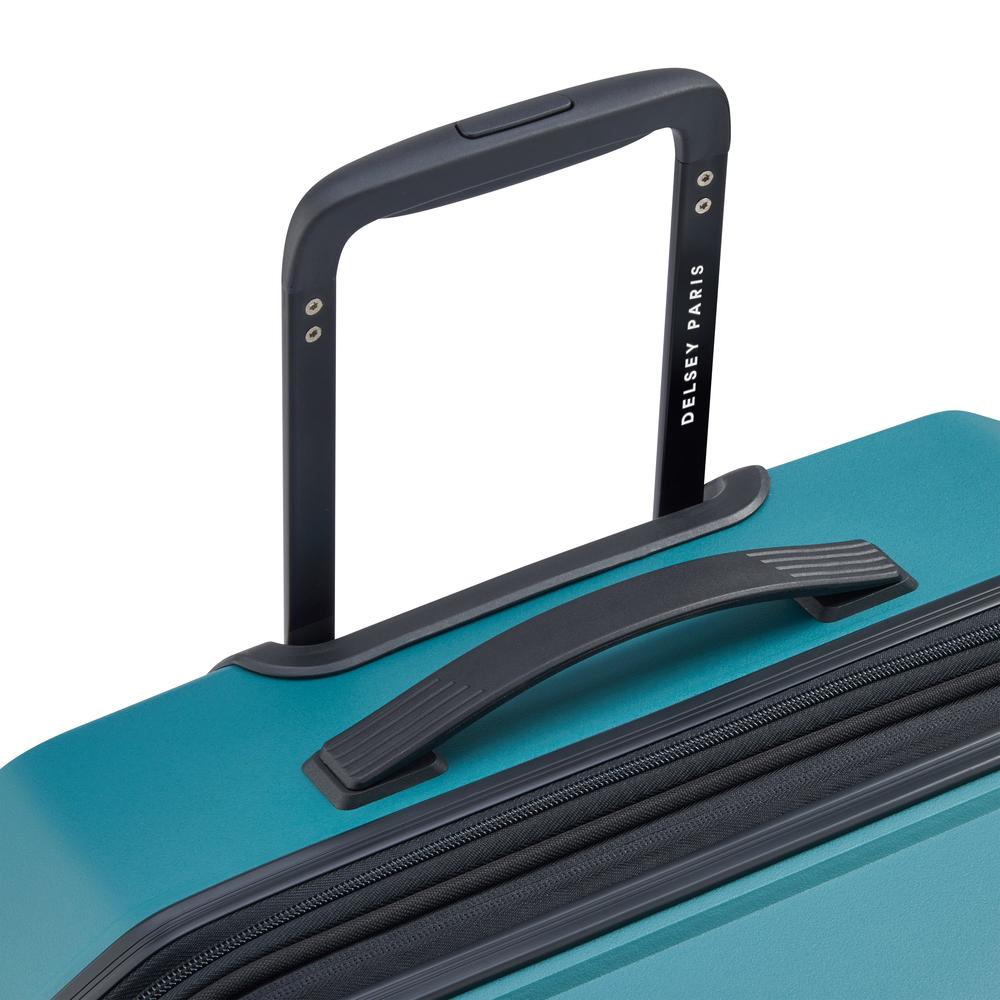 Delsey Anvers utvidbar medium koffert 66 cm Teal Blue-Harde kofferter-BagBrokers