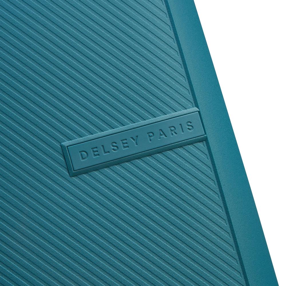 Delsey Anvers utvidbar medium koffert 66 cm Teal Blue-Harde kofferter-BagBrokers