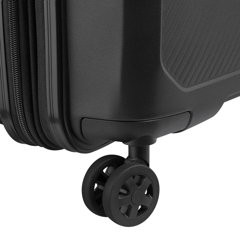 Delsey Anvers utvidbar stor koffert 76 cm Black-Harde kofferter-BagBrokers
