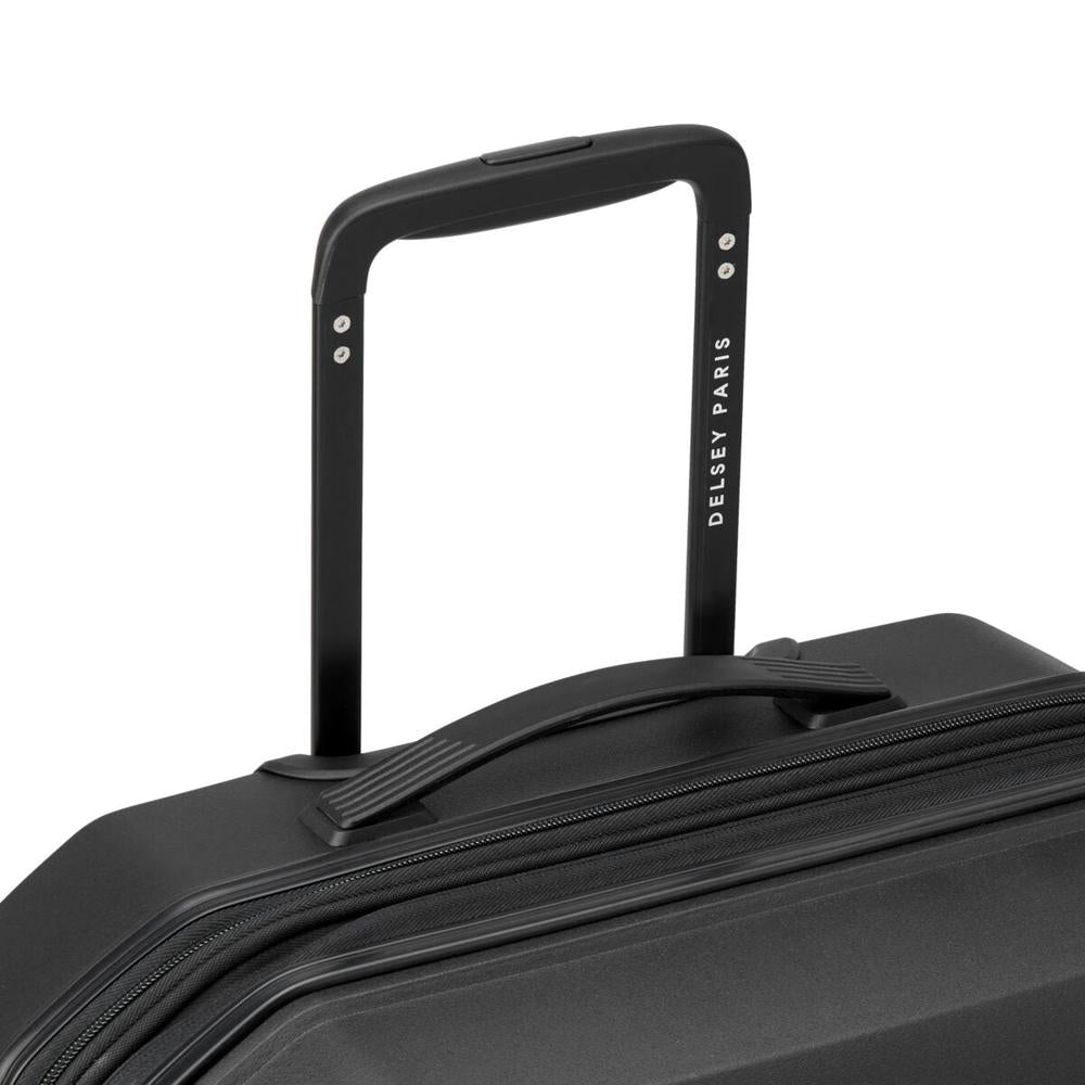 Delsey Anvers utvidbar stor koffert 76 cm Black-Harde kofferter-BagBrokers