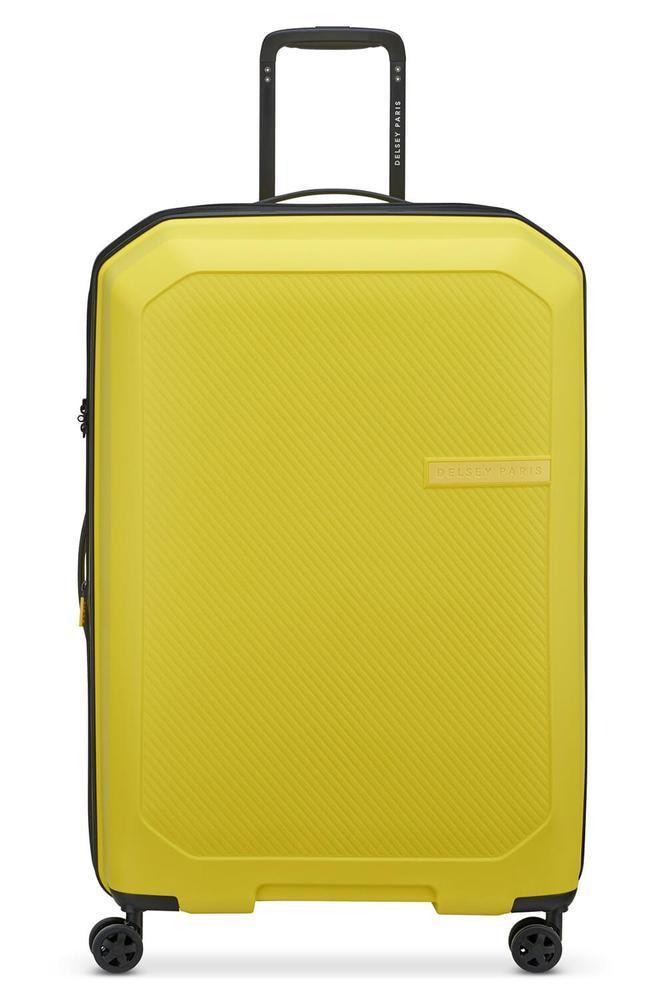 Delsey Anvers utvidbar stor koffert 76 cm Bright Yellow-Harde kofferter-BagBrokers