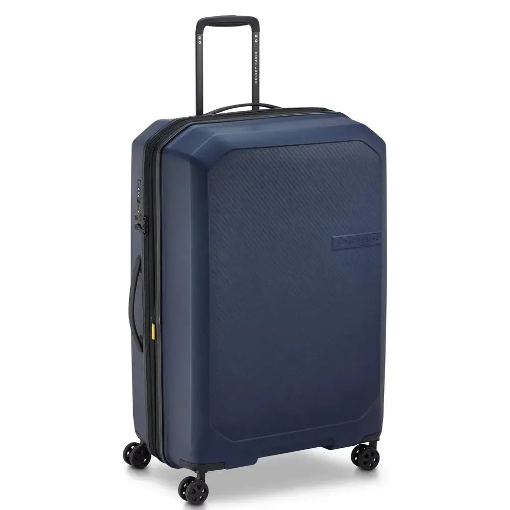 Delsey Anvers utvidbar stor koffert 76 cm Navy-Harde kofferter-BagBrokers