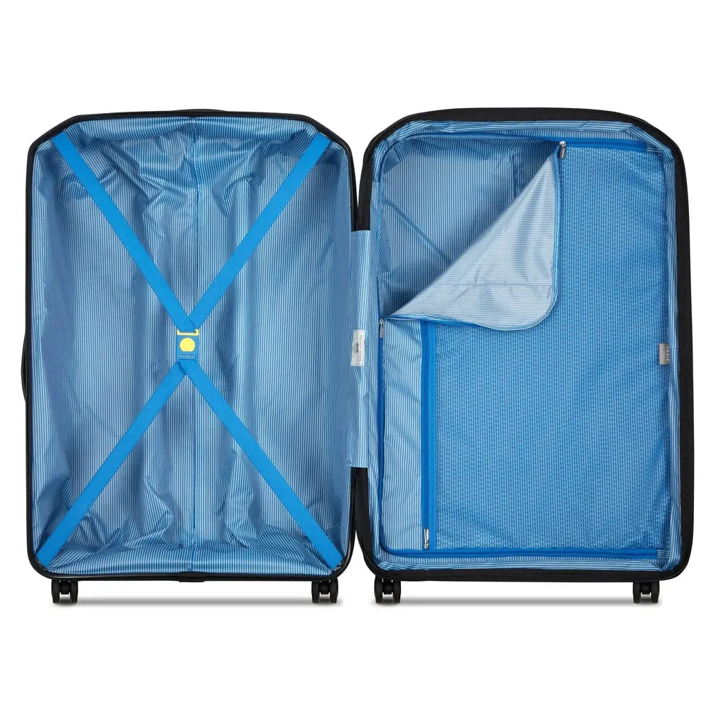Delsey Anvers utvidbar stor koffert 76 cm Navy-Harde kofferter-BagBrokers