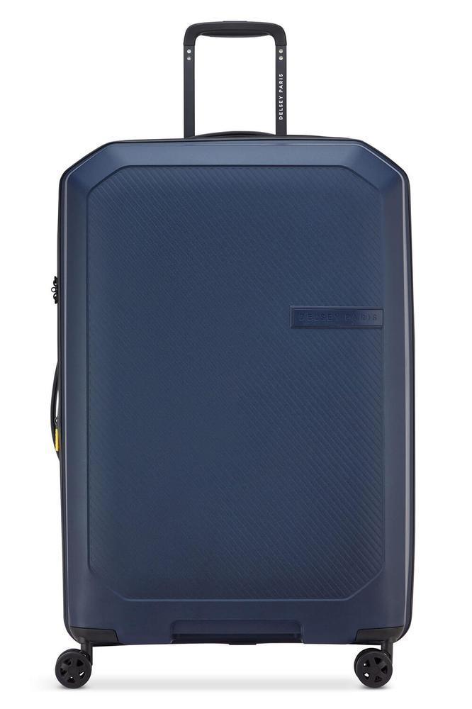 Delsey Anvers utvidbar stor koffert 76 cm Navy-Harde kofferter-BagBrokers