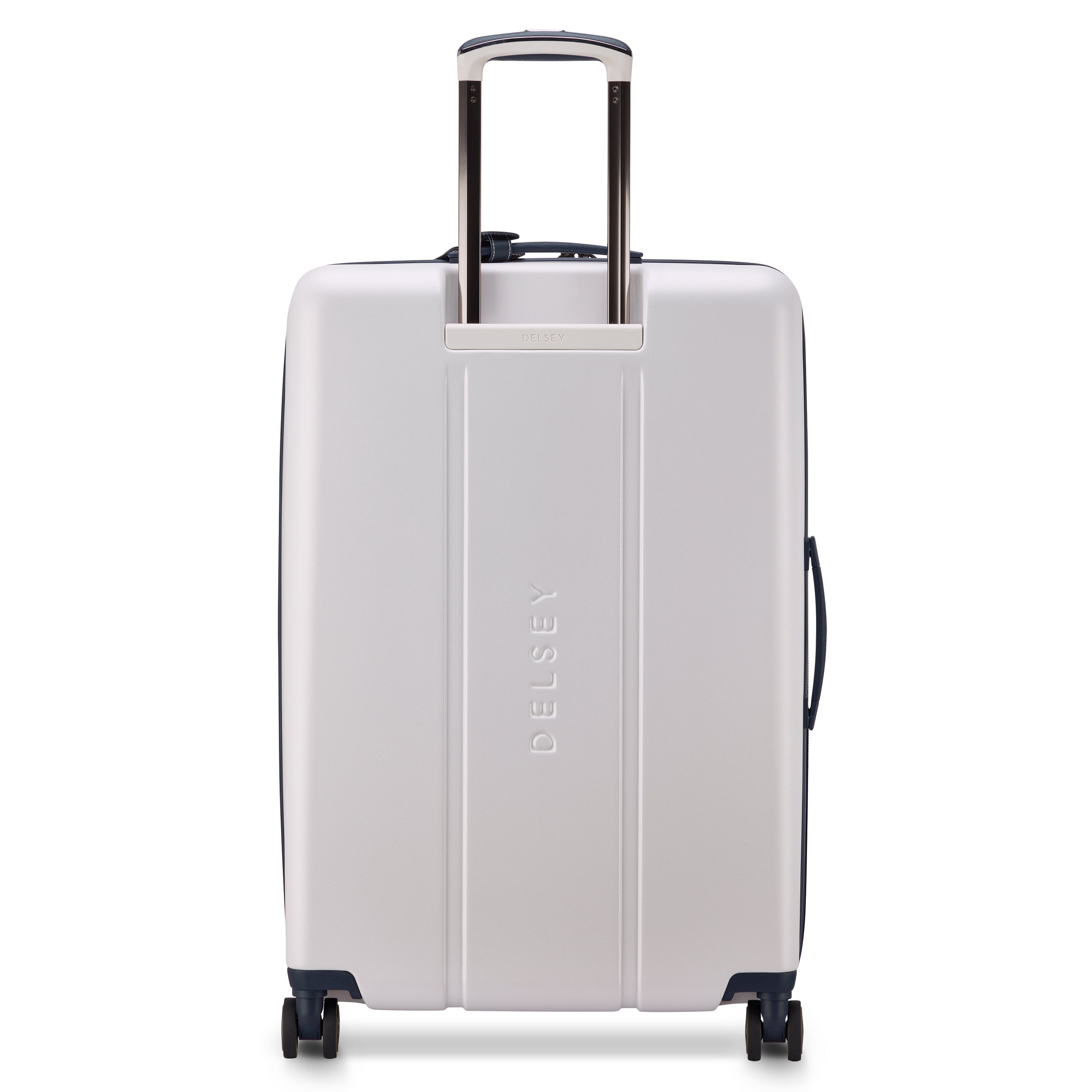Delsey Cadance utvidbar stor koffert 76 cm Ivory-Harde kofferter-BagBrokers