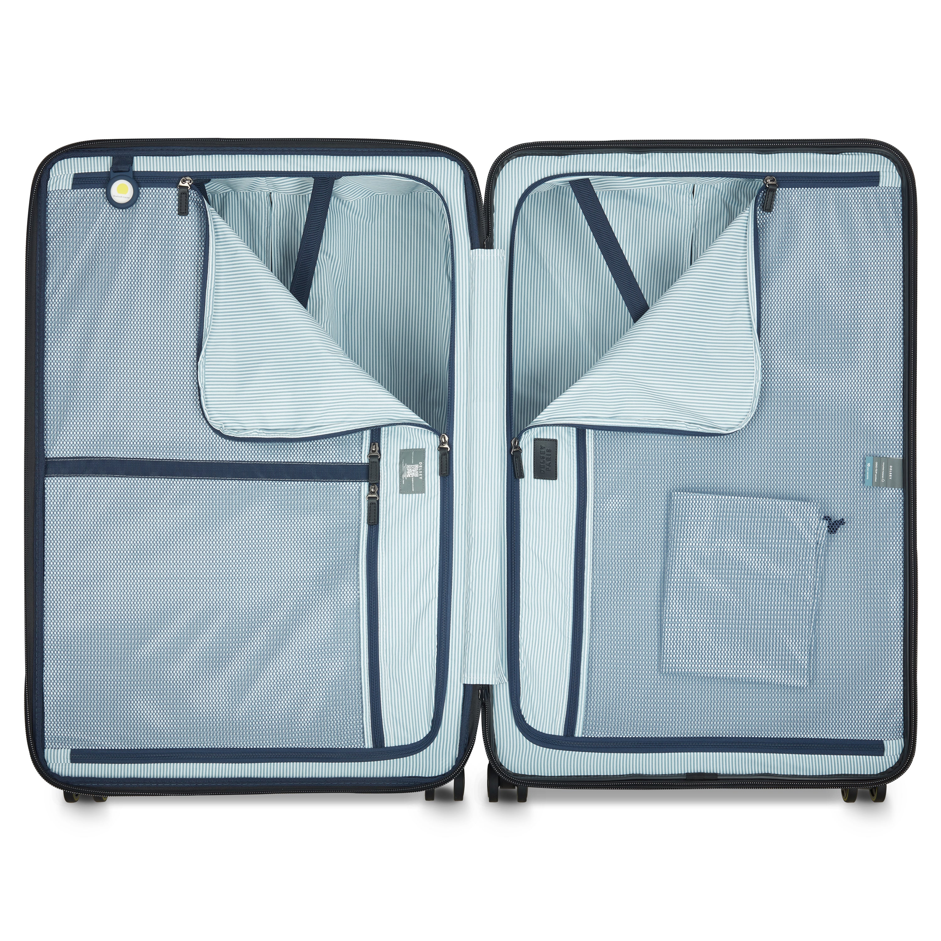 Delsey Cadence utvidbar ekstra stor koffert 82 cm Deep Black-Harde kofferter-BagBrokers
