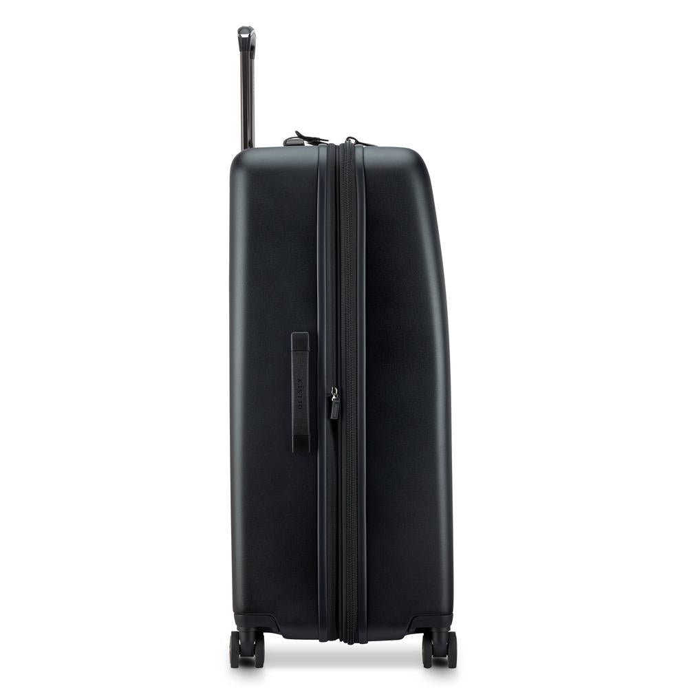 Delsey Cadence utvidbar ekstra stor koffert 82 cm Deep Black-Harde kofferter-BagBrokers