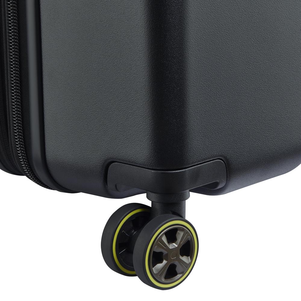Delsey Cadence utvidbar ekstra stor koffert 82 cm Deep Black-Harde kofferter-BagBrokers