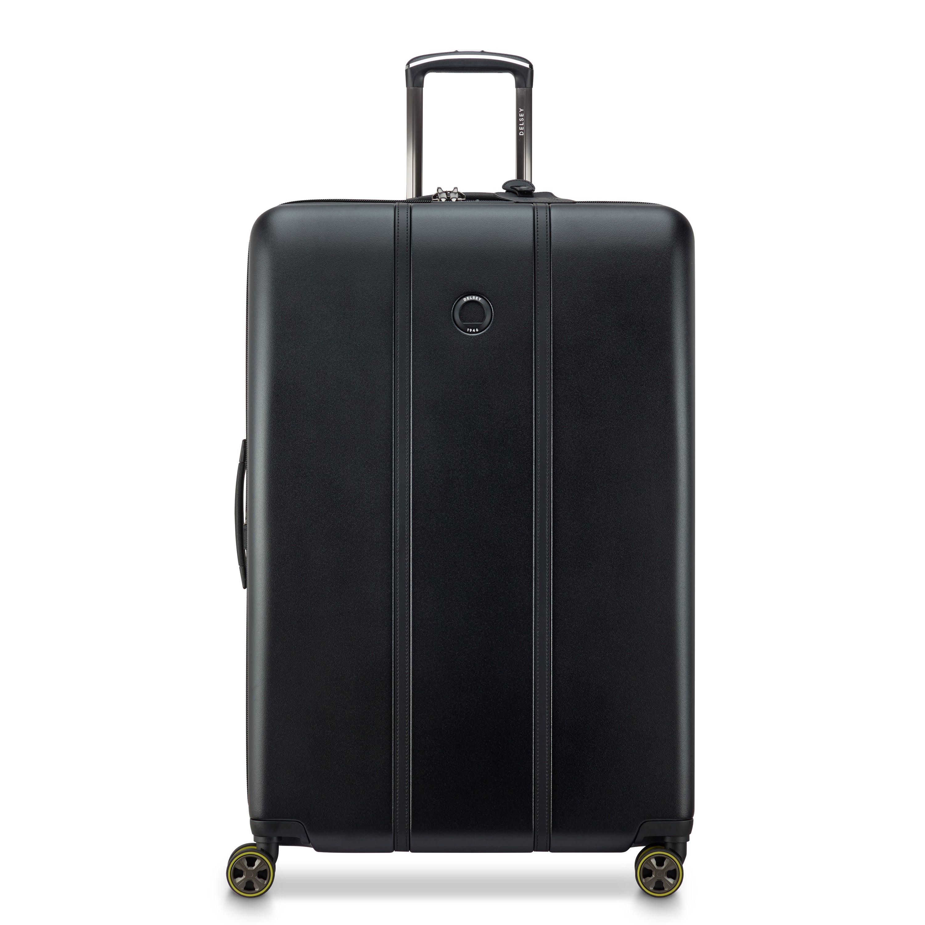 Delsey Cadence utvidbar ekstra stor koffert 82 cm Deep Black-Harde kofferter-BagBrokers