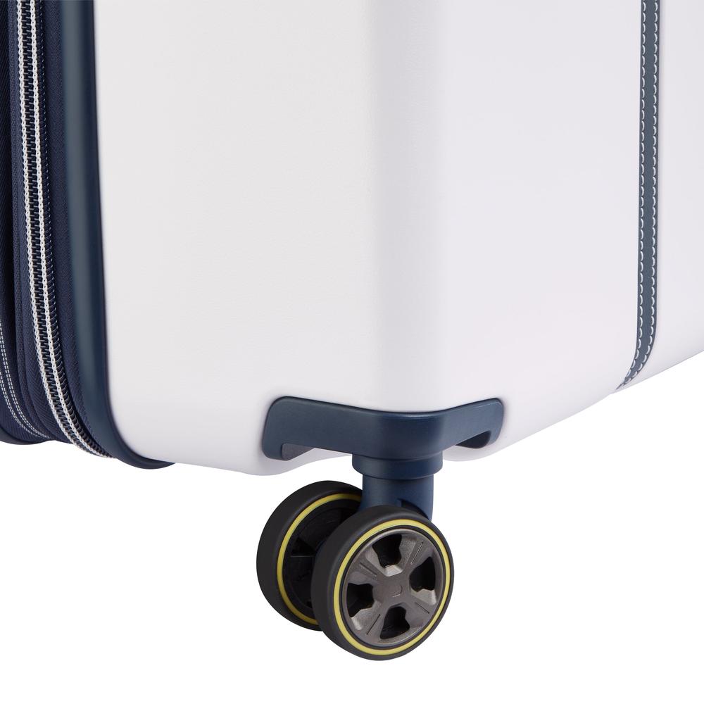 Delsey Cadence utvidbar ekstra stor koffert 82 cm Ivory-Harde kofferter-BagBrokers