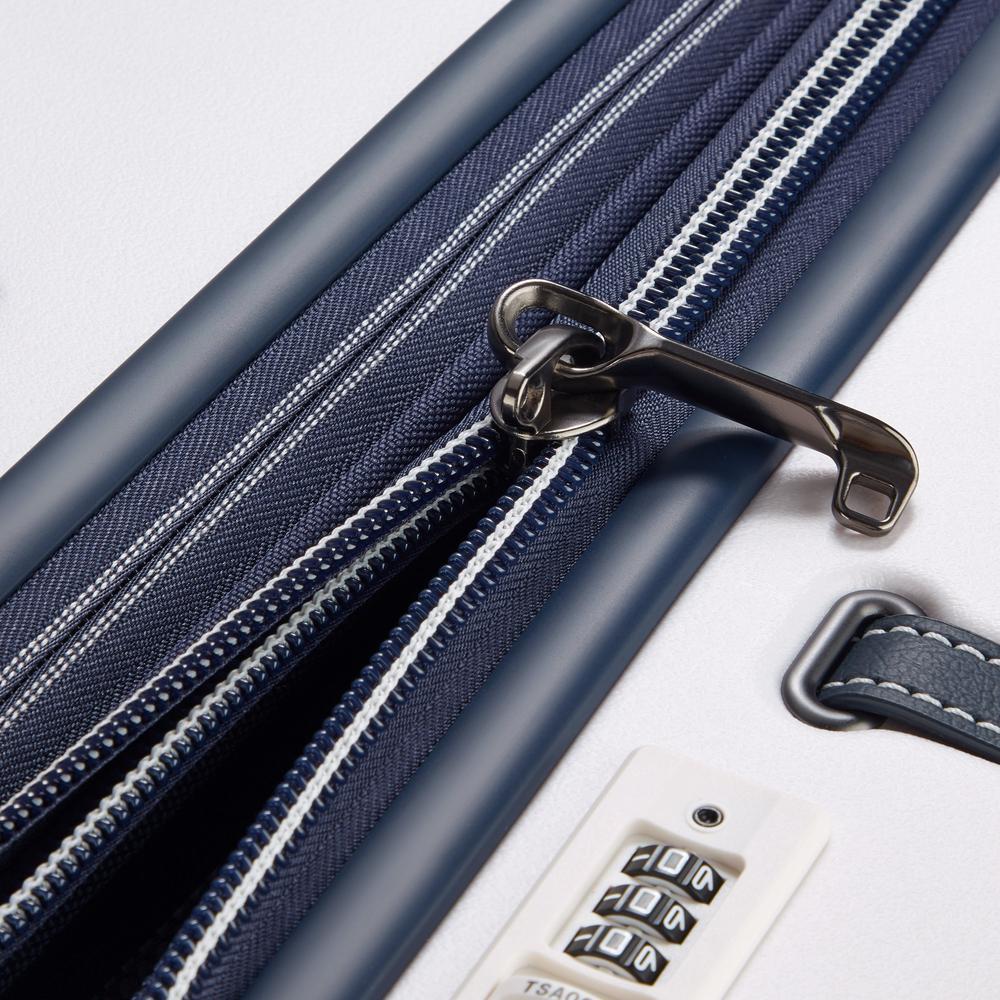 Delsey Cadence utvidbar ekstra stor koffert 82 cm Ivory-Harde kofferter-BagBrokers