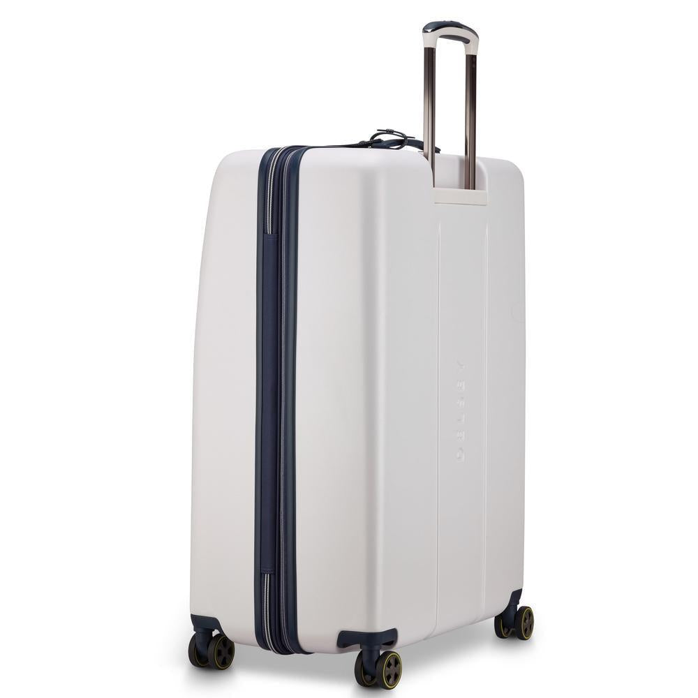 Delsey Cadence utvidbar ekstra stor koffert 82 cm Ivory-Harde kofferter-BagBrokers