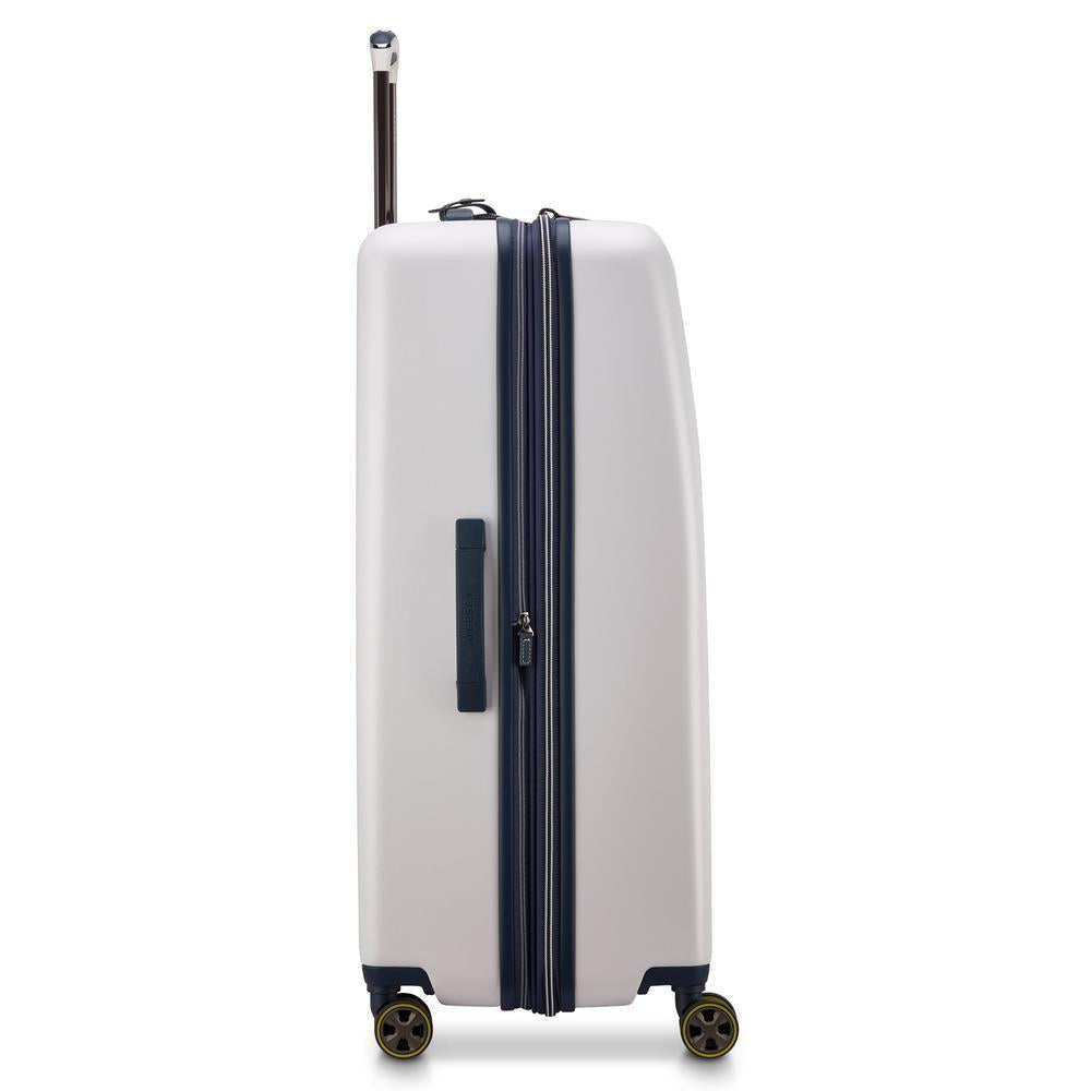 Delsey Cadence utvidbar ekstra stor koffert 82 cm Ivory-Harde kofferter-BagBrokers