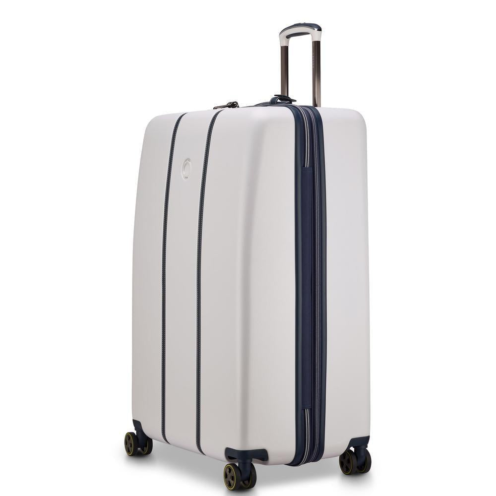 Delsey Cadence utvidbar ekstra stor koffert 82 cm Ivory-Harde kofferter-BagBrokers