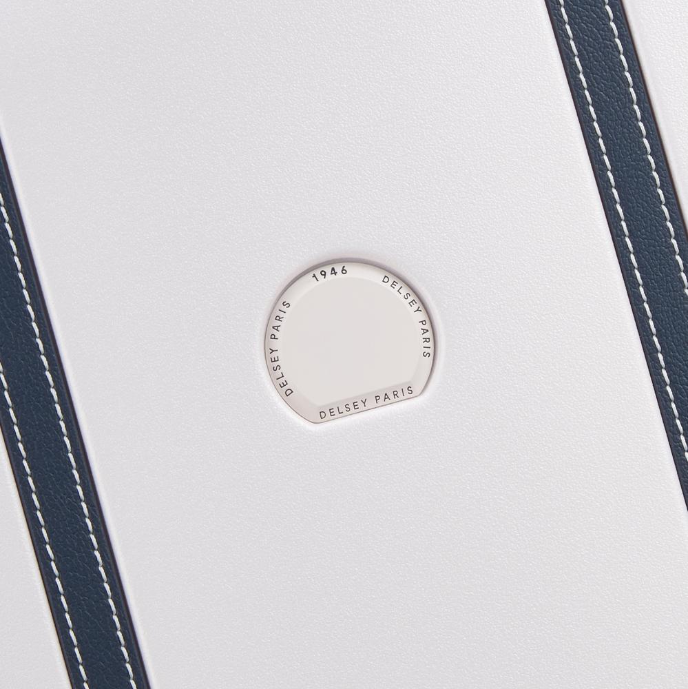 Delsey Cadence utvidbar kabinkoffert 55 cm Ivory-Harde kofferter-BagBrokers