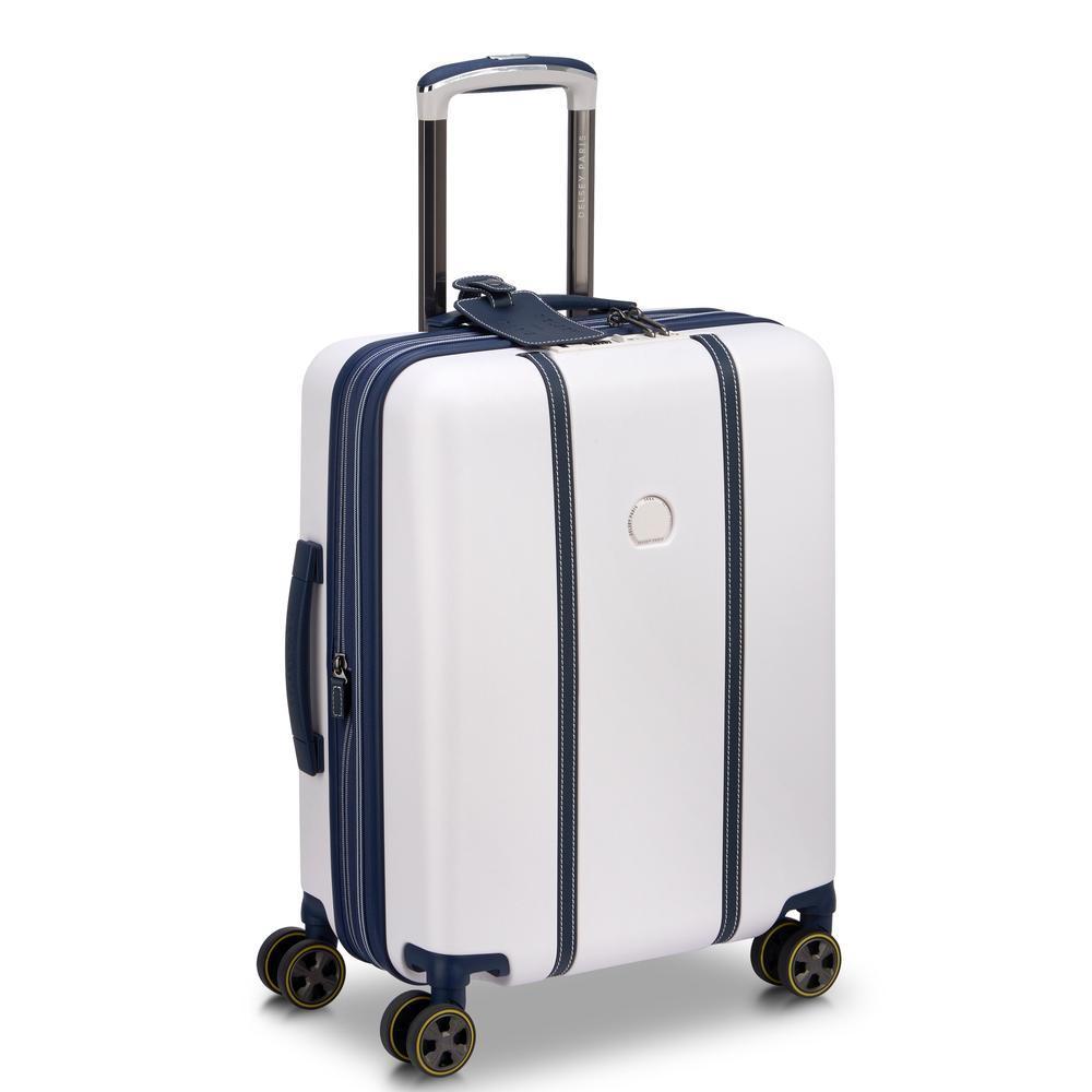 Delsey Cadence utvidbar kabinkoffert 55 cm Ivory-Harde kofferter-BagBrokers