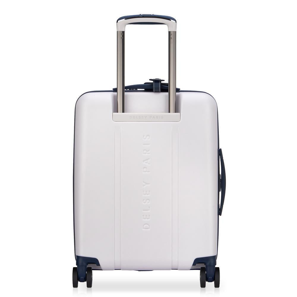 Delsey Cadence utvidbar kabinkoffert 55 cm Ivory-Harde kofferter-BagBrokers