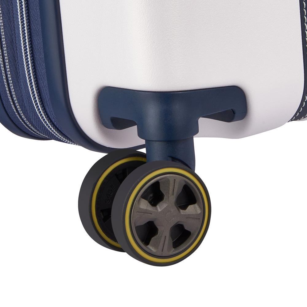 Delsey Cadence utvidbar kabinkoffert 55 cm Ivory-Harde kofferter-BagBrokers