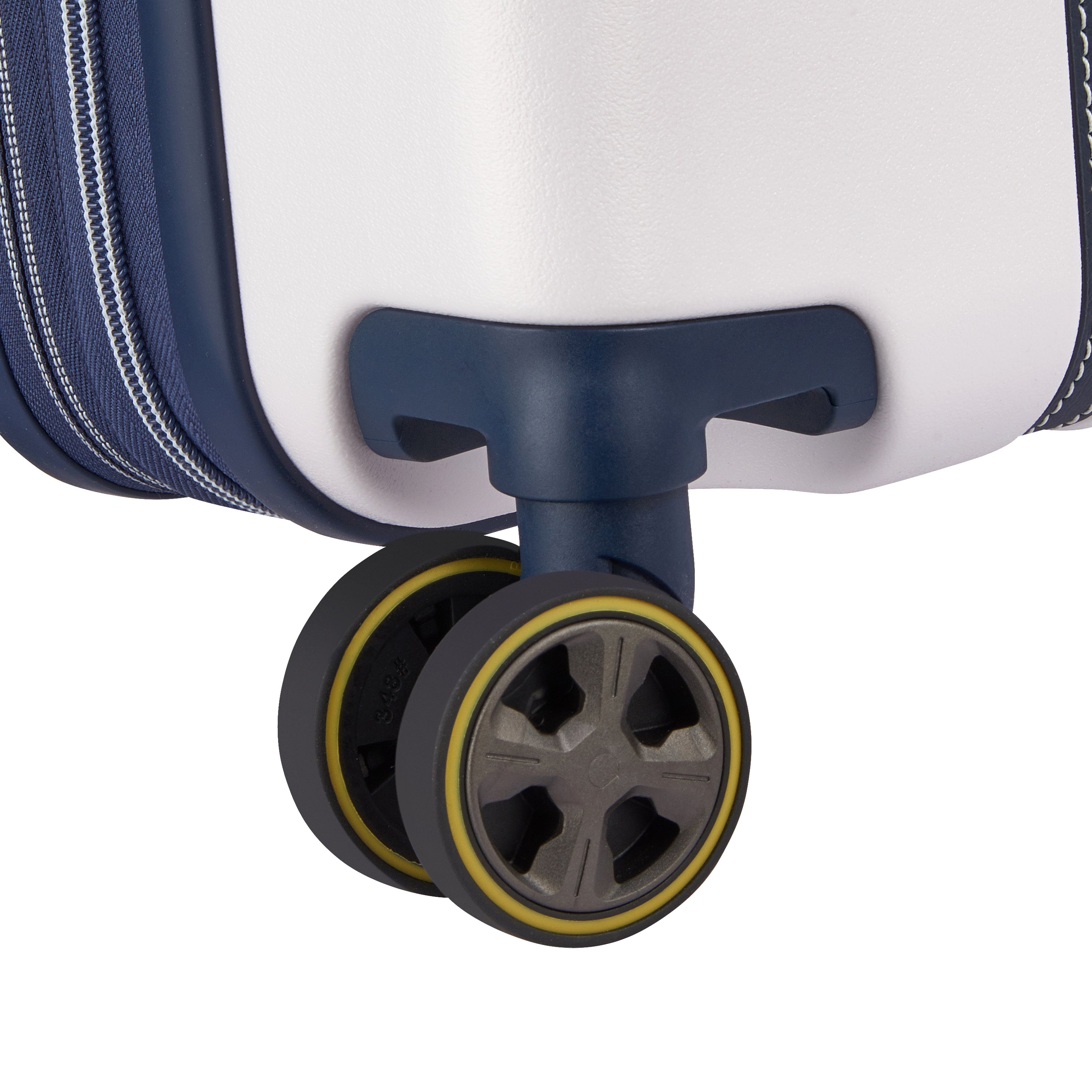 Delsey Cadence utvidbar kabinkoffert 55 cm Ivory-Harde kofferter-BagBrokers