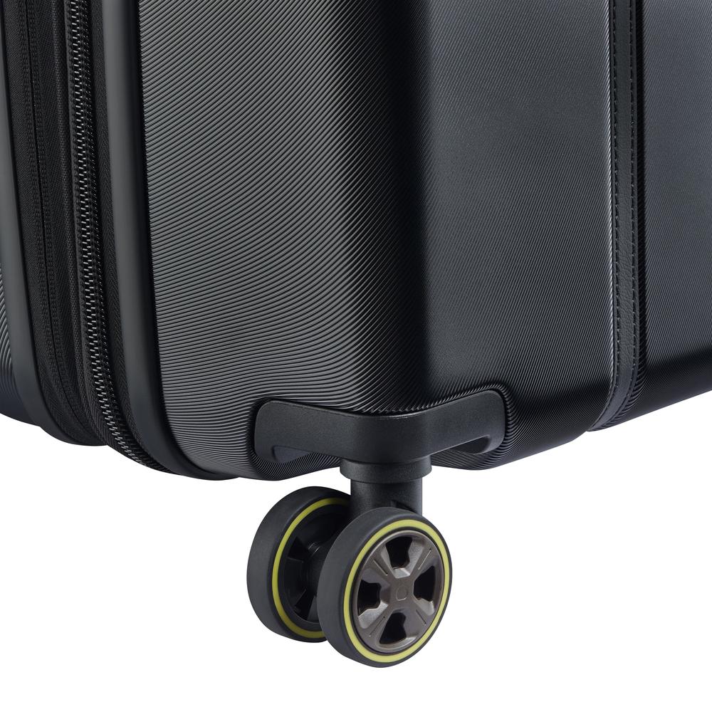 Delsey Cadence utvidbar medium koffert 66 cm Deep Black-Harde kofferter-BagBrokers