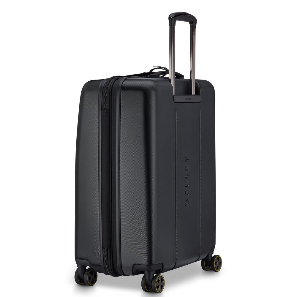 Delsey Cadence utvidbar medium koffert 66 cm Deep Black-Harde kofferter-BagBrokers