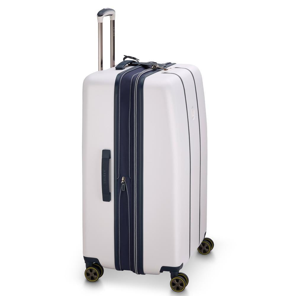 Delsey Cadance utvidbar stor koffert 76 cm Ivory-Harde kofferter-BagBrokers