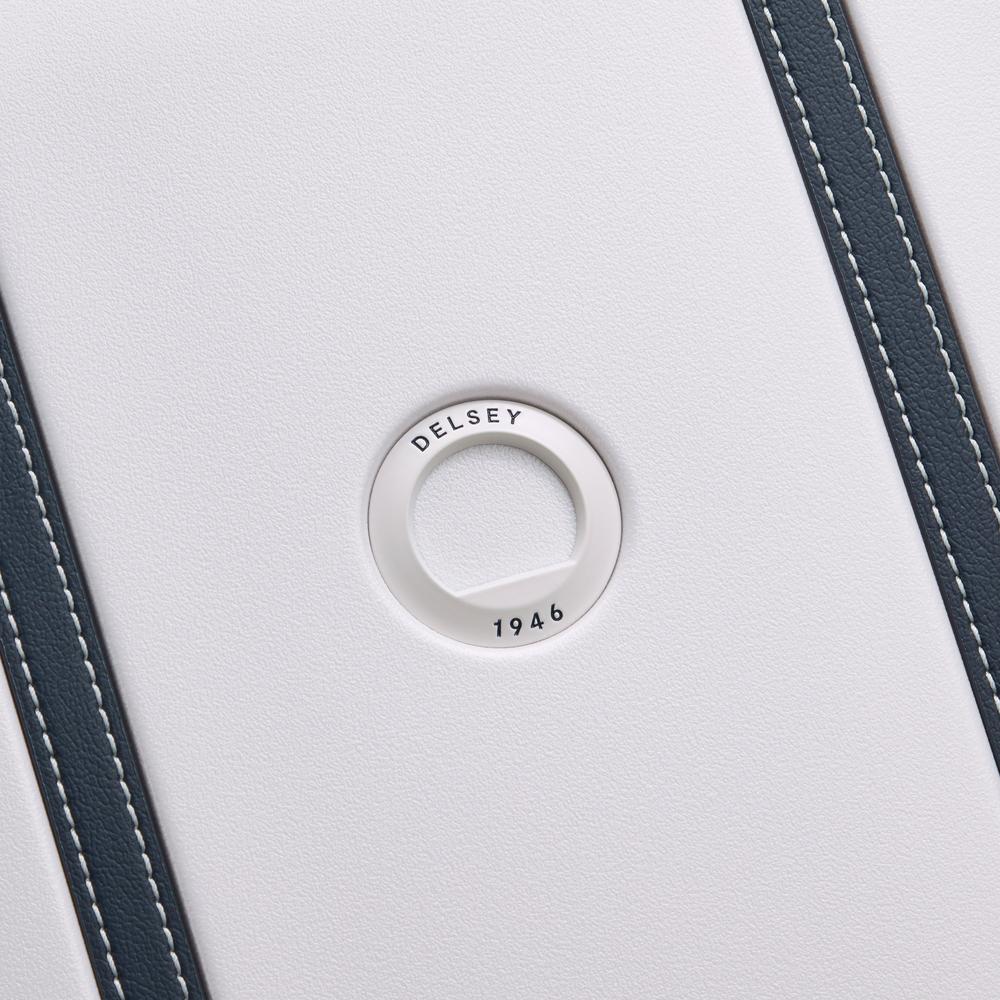 Delsey Cadance utvidbar stor koffert 76 cm Ivory-Harde kofferter-BagBrokers