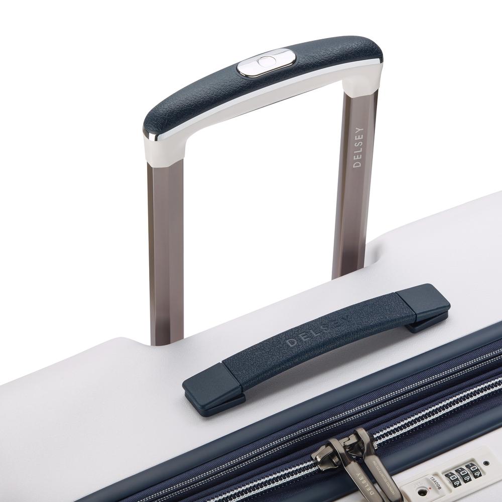 Delsey Cadance utvidbar stor koffert 76 cm Ivory-Harde kofferter-BagBrokers