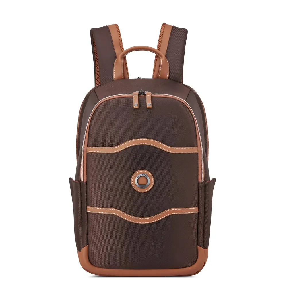 Delsey Chatelet Air 2.0 Backpack 21 liter Brown-Ryggsekker-BagBrokers