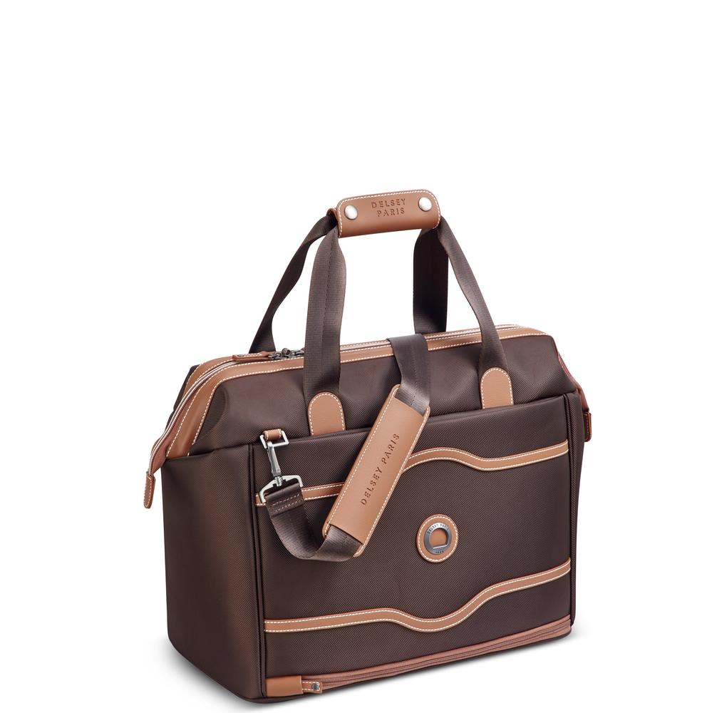 Delsey Chatelet Air 2.0 Weekender S Brown-Bagger-BagBrokers