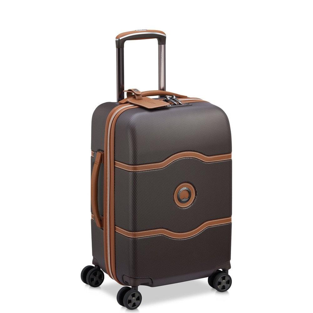 Delsey Chatelet Air 2.0 kabinkoffert smal 55 cm 36 liter Brown-Harde kofferter-BagBrokers