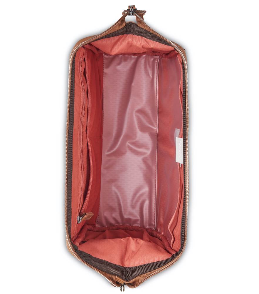 Delsey Chatelet Air 2.0 stor toalettmappe Brown-Toalettmappe-BagBrokers