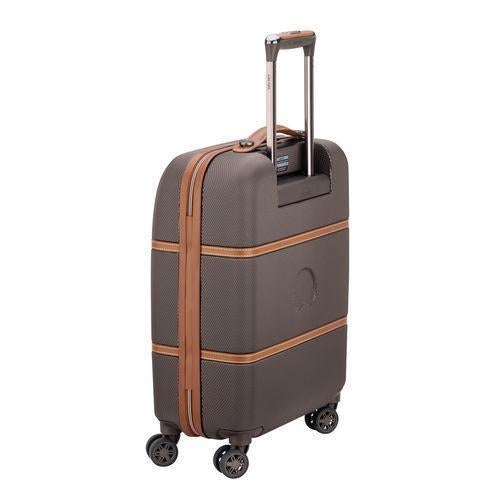 Harde kofferter-Delsey Chatelet. Hard Kabin Trillekoffert 55 cm. 38 Liter Chocolate-BagBrokers