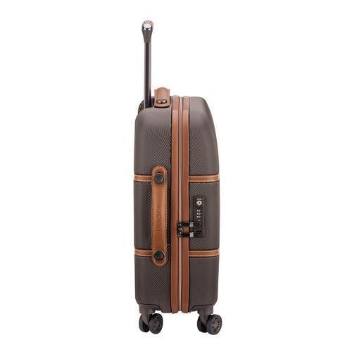 Harde kofferter-Delsey Chatelet. Hard Kabin Trillekoffert 55 cm. 38 Liter Chocolate-BagBrokers