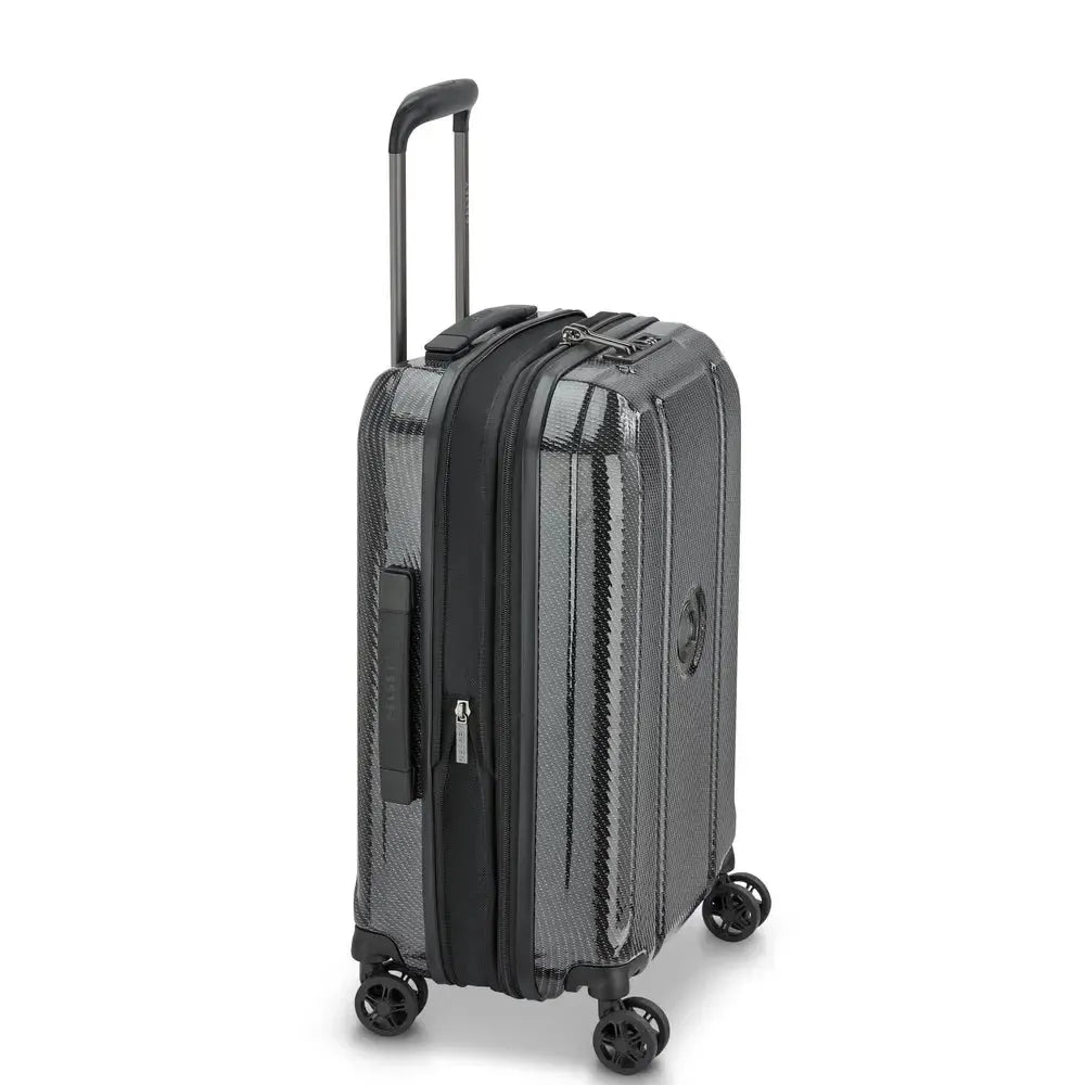 Delsey Helium Ultimate utvidbar kabinkoffert 55 cm ANTHRACITE-Harde kofferter-BagBrokers