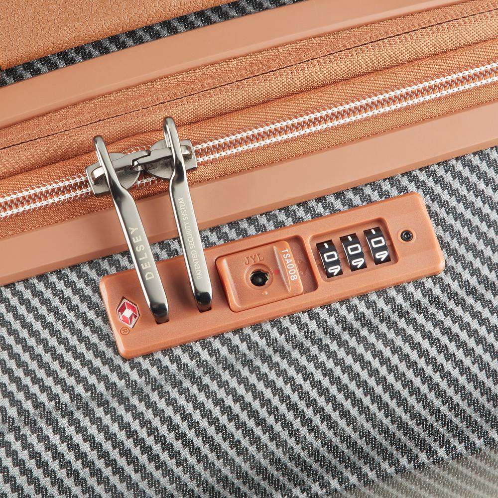 Delsey Helium Ultimat ekstra stor koffert SILVER-Harde kofferter-BagBrokers