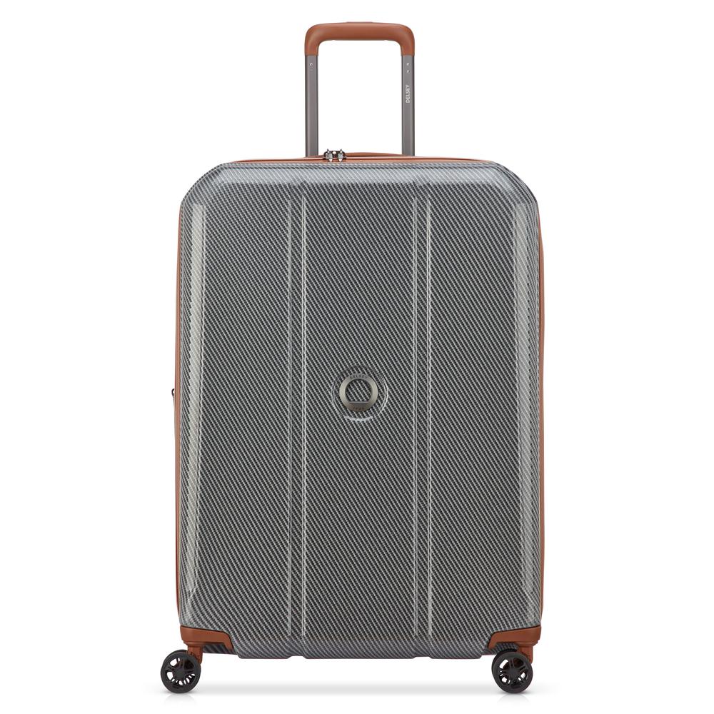 Delsey Helium Ultimat ekstra stor koffert SILVER-Harde kofferter-BagBrokers