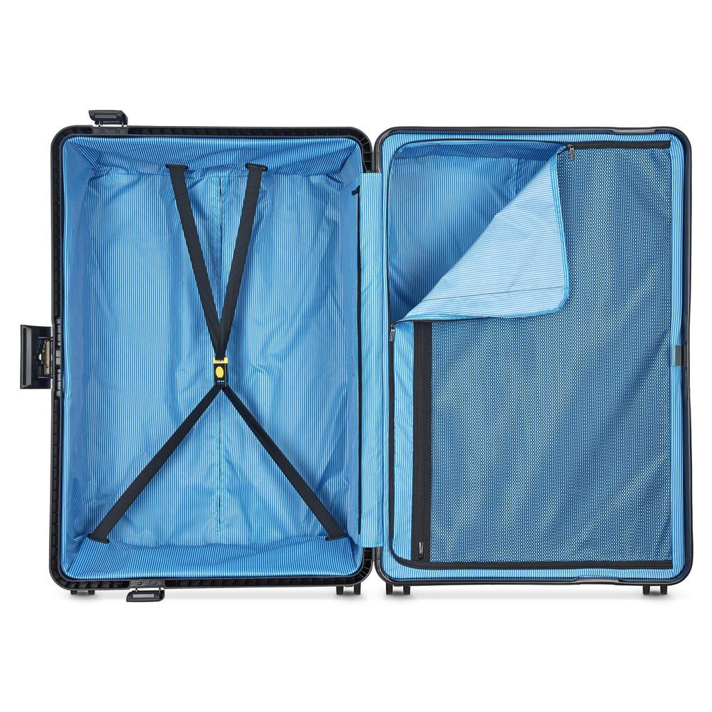 Delsey Vauban ekstra stor koffert 82 cm 153 Liter Black-Harde kofferter-BagBrokers