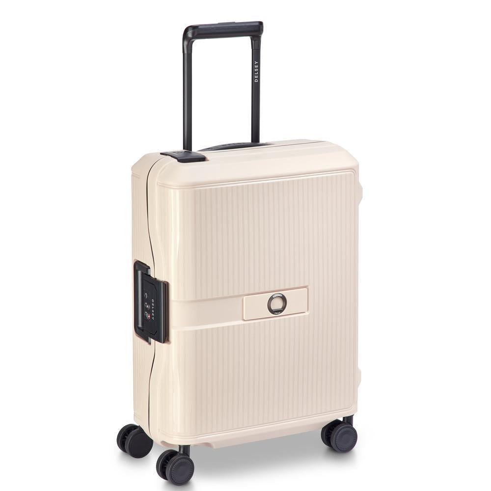 Delsey Vauban kabin trillekoffert 55 cm 44 Liter Beige-Harde kofferter-BagBrokers