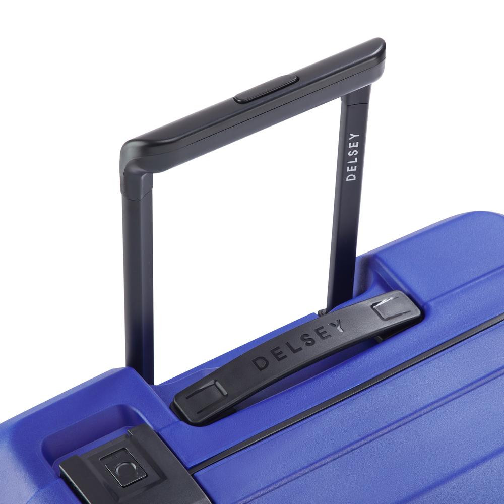 Delsey Vauban kabin trillekoffert 55 cm 44 Liter Electric Blue-Harde kofferter-BagBrokers