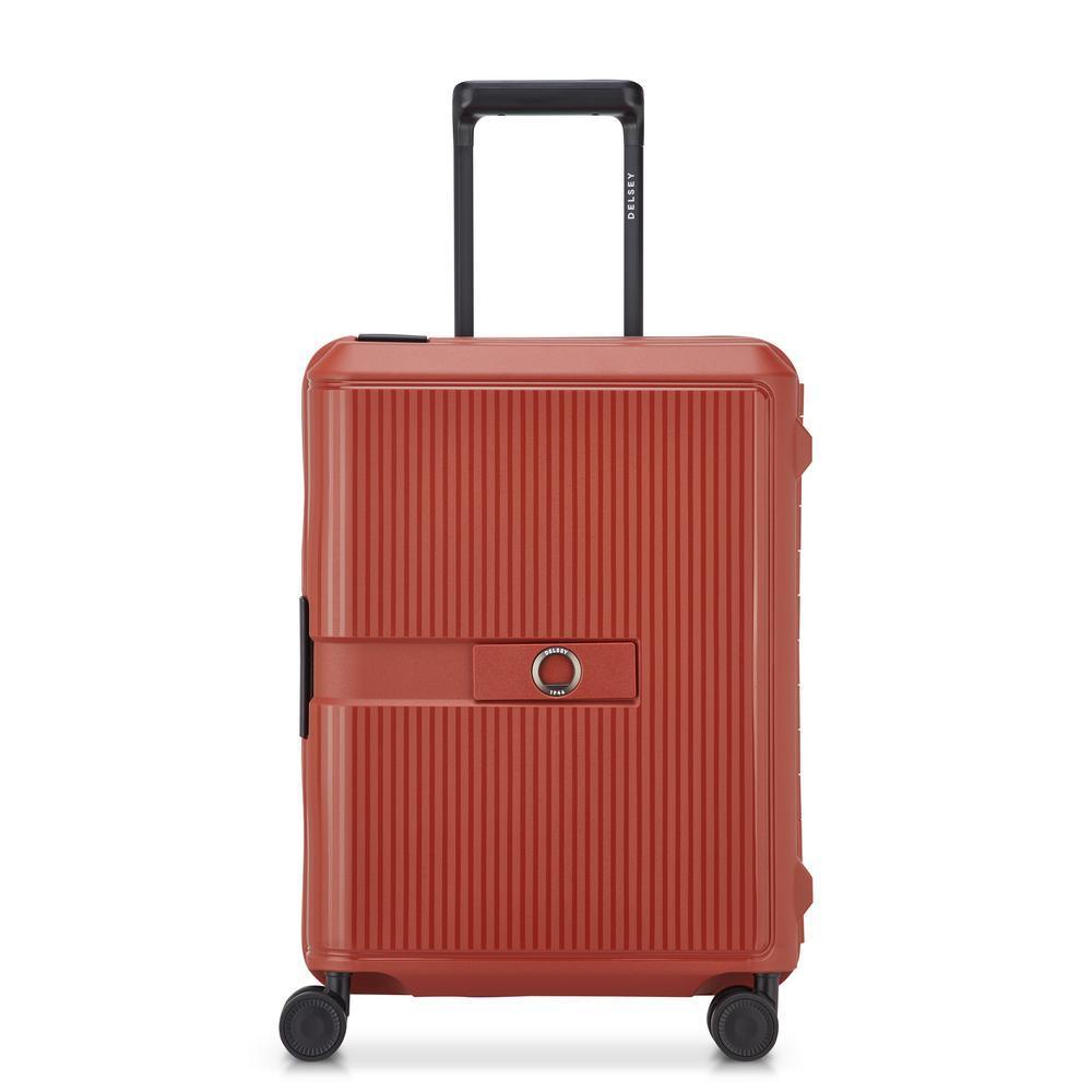Delsey Vauban kabin trillekoffert 55 cm 44 Liter Terracotta-Harde kofferter-BagBrokers