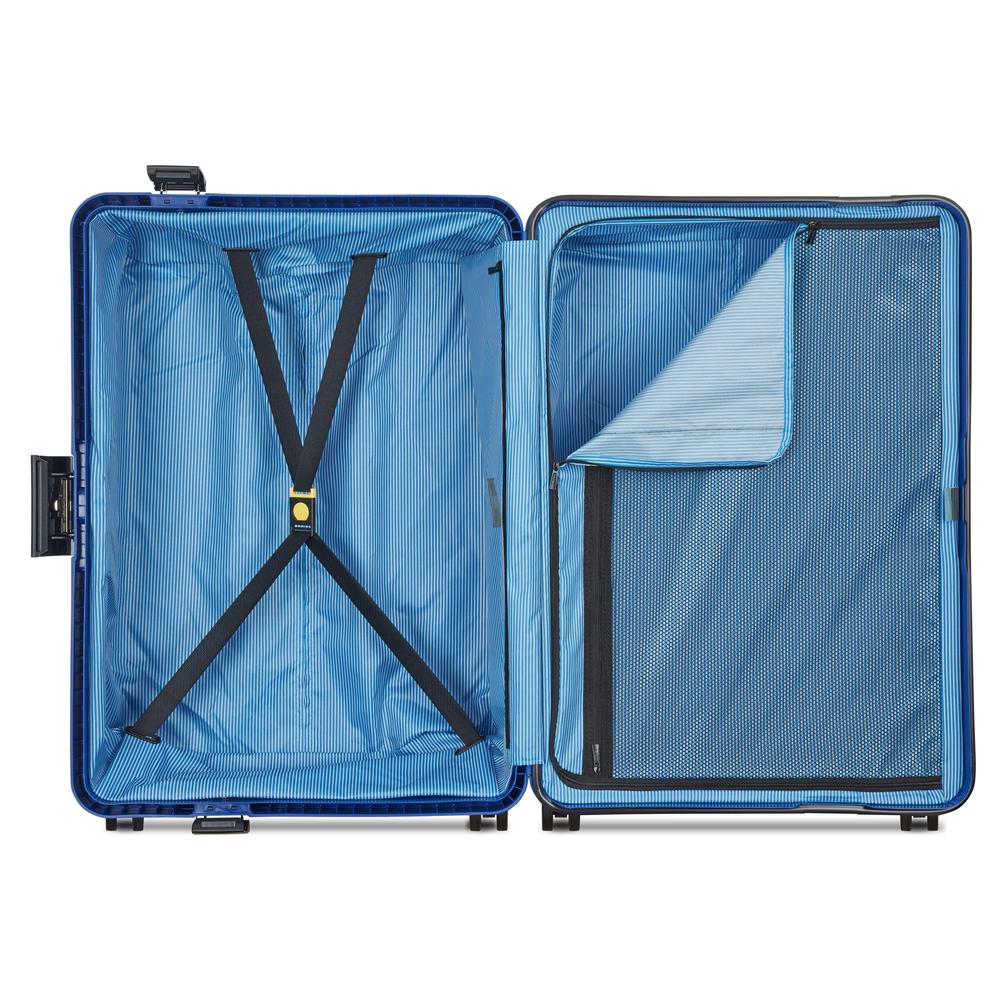 Delsey Vauban stor koffert 76 cm 122 Liter Electric Blue-Harde kofferter-BagBrokers